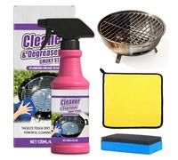 Fast-Acting Heavy-Duty Grill Degreaser Spray, 2026 New Heavy Duty Grill Cleaner Spray, All Purpose Heavy Oil Cleaning Agent, Heavy Duty Oven and Grill Cleaner for Barbecue Grills,Smoky Stains (1PC)