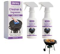 Fast-Acting Heavy-Duty Grill Degreaser Spray,2pcs BBQ Grill Cleaner,Heavy Duty Grills Cleaner For Outdoor,Grease Kitchen Cleaners for Stubborn Splatters, Stove Top, Grills, Drip Pans