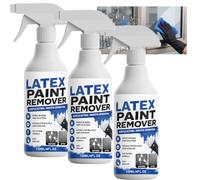 Fast-Acting Latex Paint Remover Lifts Dried Paint, Putty Powder and Adhesive from Walls, Without Damaging the Surface Underneath, Multi-Surface Remover for Wood, Concrete, Metal, Glass, Tile (3PCS)