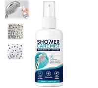 Fast-Acting Shower Limescale Remover Spray, 100ml Shower Care Mist, Fast-Acting Formula, for Showers Heads, Faucets &Bathroom Fixtures