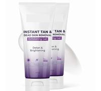 Fast-Acting Tan Peeling Gel, visibly removes tans, exfoliates in minutes, and leaves skin smooth and radiant.