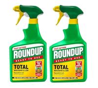 Fast Action Garden Weed Killer - 2 x 1.2L Ready To Use Trigger - Total Weedkiller Garden Sprayer - Extra Strong Weed Killer for Driveways, Paths, Patios, Gravel, Tarmac, Kills Roots, Thistles, Nettles