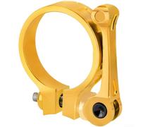 Fast-Adjust MTB Seat Clamp 41mm Anti-Slip(Golden) | aluminum alloy, for quick release lever, secure tightening, fits 41mm tubes, reduces weight