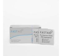 Fast Aid Pre-Injection Swab - Non-Woven Material - 70% Isopropyl Alcohol Solution - Disinfection (5)