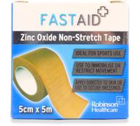 Fast Aid Zinc Oxide Non-Stretch Tape 5cm x 5cm