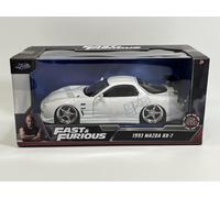 Jada Toys Fast & Furious 1:24 1992 Mazda RX-7 Die-cast Car, Toys for Kids and Adults