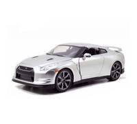 Fast and Furious 7 Brians Nissan GT-R R35 Silver 1:24 Scale Jada