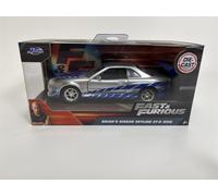 Fast and Furious Brians Nissan Skyline GT R R34 Scale 1:32 Jada 97184 253202000 Jada Multi One Size