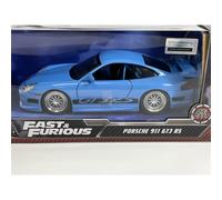 Fast and Furious Brians Porsche 911 GT3 RS Blue 1:24 Scale Jada 253203080 Jada Blue One Size