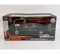Fast and Furious Doms Dodge Charger R/T Black 1:24 Scale Jada 31942 35424