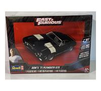 Fast and Furious Doms Plymouth GTX 1:25 Scale Model Kit Revell 07692