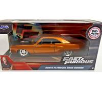 Fast and Furious Doms Plymouth Road Runner Copper 1:32 Scale Jada new sealed