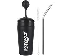 Fast and Furious Gear Cup, Rocker Gear Shift Style Water Cup, 304 Stainless Steel Water Bottle, 500ml F10 Drink Cup, with Straw, for Movie Fans Gift Mug, The Feeling of Manipulation Sense
