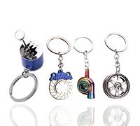 Fast and Furious Gearstick Keychain,car Keyrings for Men,Fast and Furious Keychain,Creative Key Organiser Keyring for Men ,Car Metal Alloy Key Rings, Keychain Gift Car Accessories Pendant-B||4pcs