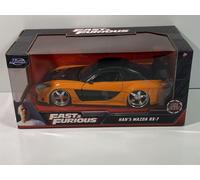 Fast and Furious Han's Mazda RX-7 Orange Black 1:24 Jada 30732
