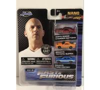 Fast and Furious Nano Hollywood Rides 3 Pack Series 1 Jada 31124