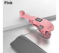 Fast Auto Clicker For Smartphones, Automated Tap Device For Gaming Boost And Live Show Likes, Variable Speed Control 9 Seconds To 99 Clicks, Compact Black Design(Pink)