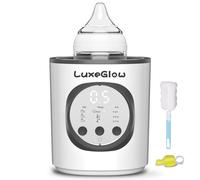 Fast Baby Bottle Warmer for Breastmilk and Formula,10-in-1 Functionality Intelligently Heating, Accurate Temperature Control, Deeply Clean, Travel-Friendly Design for All Bottle Sizes