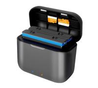 Fast Battery Charger Hub for X3, Quick Portable Dual Channel Battery Charge Storage Station, X3 Charger Hub Only, with Type C Charging Cable
