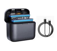 Fast Battery Charging Case Box for Insta360 ONE X2, Portable Battery Charging Storage Station with SD Card Slots and USB Type-C Cable