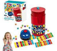 Fast Bead Grabbing Game, Match Color Bingo Game Set for Adult and Kids, 90 Beads & 6 Code Cards, 1 Bell & Bead Can, Funny Bingo Games 2-4 Players, Educational Board Games for Party and Family