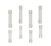 Fast Blow Glass Tube Fuses, 100PCS 5X20MM 6X30MM Fast Blow Tube 250V 0.5 1 2 3 4 5 6 8 10 15 20 25 30A AMP 5 * 20 6 * 30 Slow Down The Car Fuse(6x30mm,QUICK BREAK F-3A)