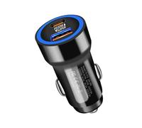 Fast Car Charger: 2.21 X 1.02 Inch USB Adapter, Quick Charge Type C Pd30W, Total Output 60W, Compact Vehicle Charging | Fast Power Supply for Phone
