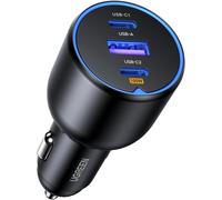 Fast Car Charger USB C 130W PD3.0 QC4.0 PPS Charging Adapter Compatible