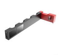 Fast Charge Dock for Nintendo For Switch and For OLED Controllers with Overheating and Overcharge Prevention for Extended Device Life (Black and red)