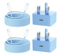 Fast Charge for iPhone 14 13, 2Pack PD 25W Fast Apple Charger Cable 2M, iPhone Fast Charger Plug with USB C To Lightning Cable [ MFi Certified] for iPhone 14 13 12 11 Pro Max XS XR X 13, iPad and iPod