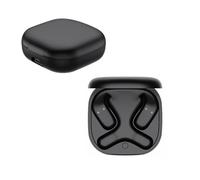 Fast Charger Box for SHOKZ OpenFit 2 T920/OpenFit 2+ T921 Earbuds Portable Charging Case Replacement for Open Ear Wireless Earbuds Black