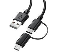 Fast Charger for Amazon Fire Tablet, Micro USB Cable USB C Charging Cord for Kindle Paperwhite, All Generation Old and New Fire HD 10 8 7 Plus, Max 11, Kids Pro, Edition Voyage Touch E-Reader, Type C