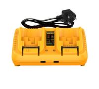 Fast Charger for Dewalt 12V 18V 20V Max Battery, 2 Ports Battery Charger Replacement for Dewalt Lithium-Ion Batteries with 2 USB Ports Smart Charging Indicator Protection for DCB Series Battery
