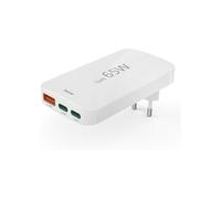 Fast Charger - HAMA - 65W - 2 USB-C - 1 USB-A - Power Delivery - Quick Charge