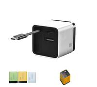 Fast Charger Module 80W Max Scalable 3 In 1 Charger with Type-C Cable and 2 USB Ports for Travel or Everyday Use, Compatible with Smartphones and Tablets