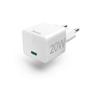 Fast Charger, USB-C, PD/Qualcomm®, Mini Charger, 20W, White