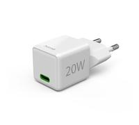 Fast Charger, USB-C, PD/Qualcomm®, Super Mini Charger, 20 W, White