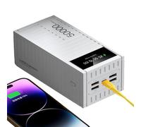 Fast Charging Bank, 66 W Fast Charging Charger with a Capacity of 50,000 mAh, Compact and Lightweight Design Battery Battery Bank with LED Display for Hiking Camping Travel Outdoors