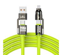 Fast Charging Cable - 240W 4-in-1 Data Transfer Phone Cord | USB Charger Lead | High Power Connector, Device Charging Solution, Durable Tech Accessory Of Laptop Cellphone Tablet Travel