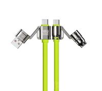 Fast Charging Cable - 240W 4 In 1 Phone Chargers Cord, Overload Protection Designs | Universal Power Cables for Laptop Cellphone Smartphones Tablet Business Trips Travel Home Office Daily