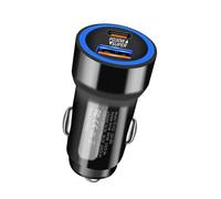 Fast Charging Car Charger - 5.6x2.6cm PD 30W -Port USB-A Type-C Adapter | Perfect For Smartphones Tablets Game Controllers Driving Recorders Electronics Quick Power Supply Travel Convenience