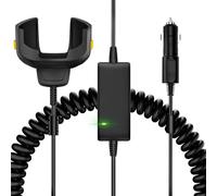 Fast Charging Car Charger Cable for Zebra Symbol TC77 TC70 TC72 TC75 TC70X TC75X TC700H TC700K TC77HL TC720L Barcode Scanners - Fully Charges in Just Over 4 Hours - CHG-TC7X-CLA1-01