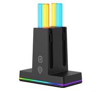 Fast Charging Dock with Magnetic Connection for Nintendo Switch2 Safe and Reliable Charging for Multiple Controllers with RGB Lights