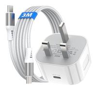 Fast Charging for iPhone 16 15 Charger, 20W USB C Wall Charger Travel Plug Block iPhone 15 Charging Cable for iPhone 16/16 Pro/16 Pro Max/16 Plus/15/15 Pro/15Pro Max/iPad
