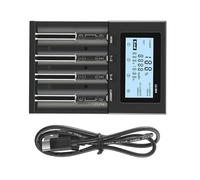 Fast Charging Multiple Battery Charging Featuring LCD Screen And 4 Individual Channel For 18650 26650 22650 Intelligent