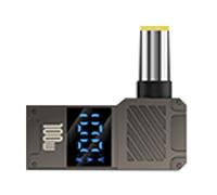 Fast Charging Type C to DC Connector Tip with Digital Display - Laptop Charging Adapter | 100W USB C to DC Charger | USB C to Laptop Barrel Jack Charging Adapter for Battery Pack Type C Port Devices
