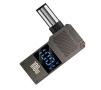 Fast Charging Type C to DC Connector Tip with Digital Display - Laptop Charging Adapter | 100W USB C to DC Charger | USB C to Laptop Barrel Jack Charging Adapter for Battery Pack Type C Port Devices