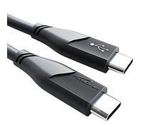 Fast charging USB-C Cable, USB 2.0 - 3m (100W charging power for smartphones/laptops with Power Delivery 3, ultra flexible & robust, works as a charging and data cable, black) by CableDirect