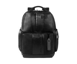 Fast-check laptop backpack 15-6 - male - Piquadro - Backpacks - Black - ONE SIZE - Bags ONE SIZE