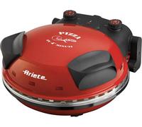 Ariete Mini 1200W Fast Cooking Pizza Oven with Non-Stick Refractory Stone - Red